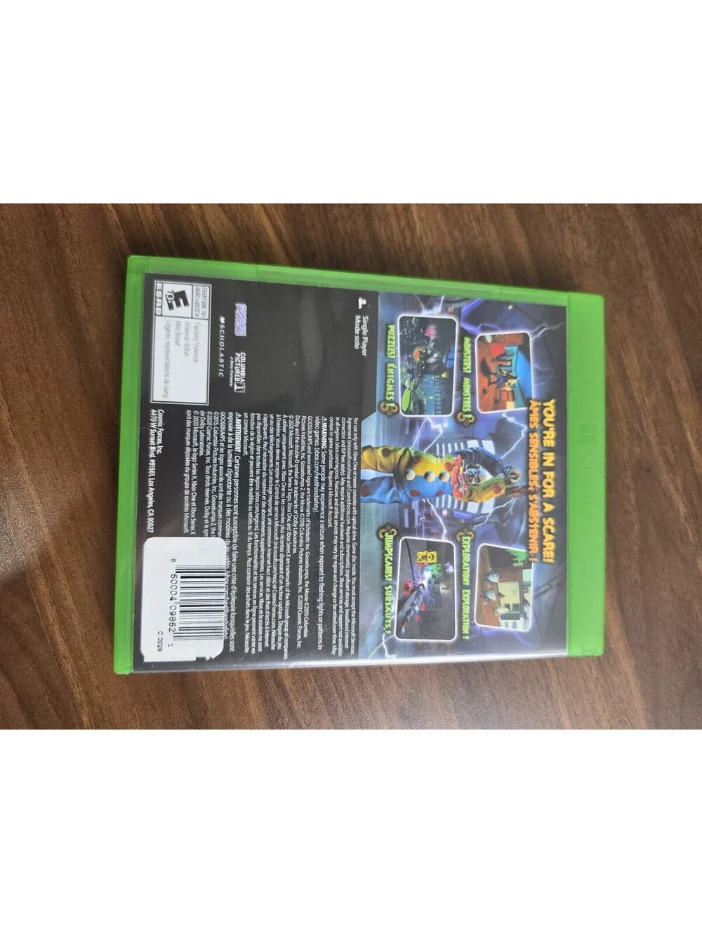Cosmic Forces Goosebumps: Dead of Night Xbox One/Series X|S E10+ 2020 NTSC